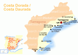 Costa Daurada in Spanje